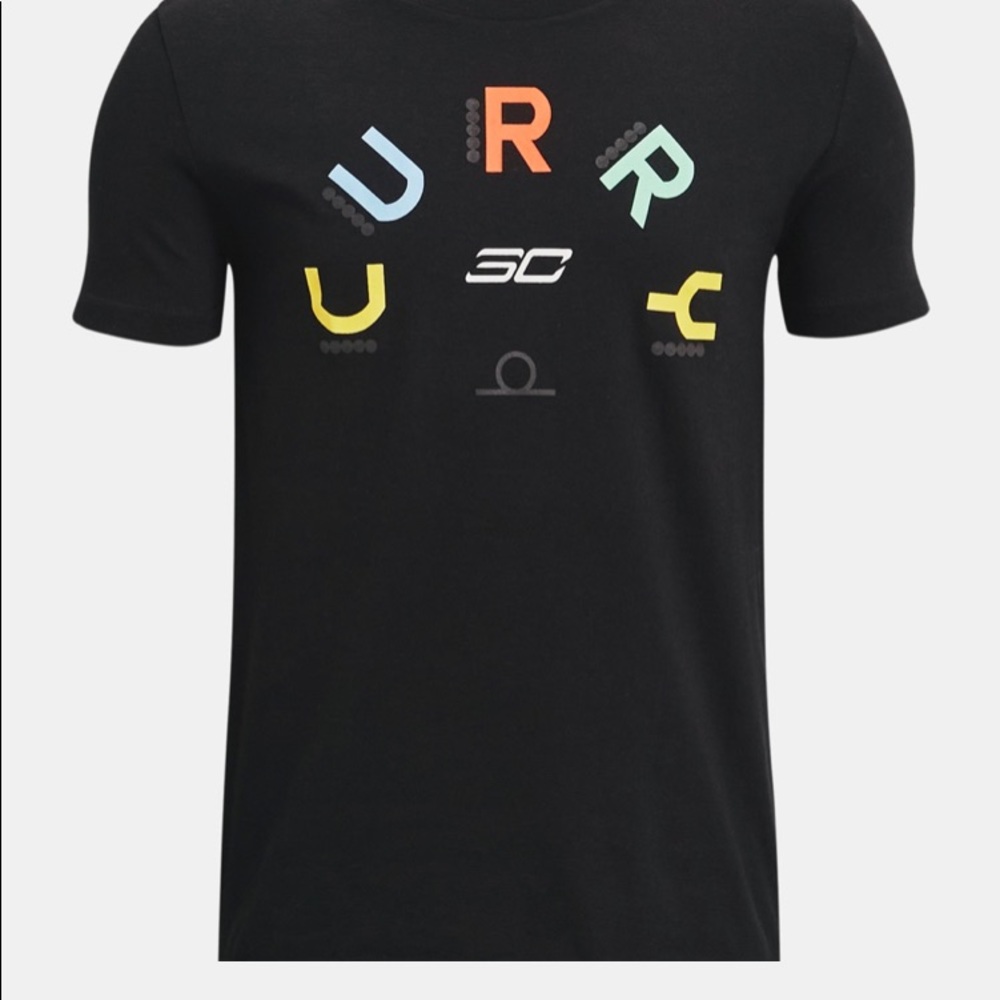Under Armour Boys' Curry Wordmark T-Shirt YSM